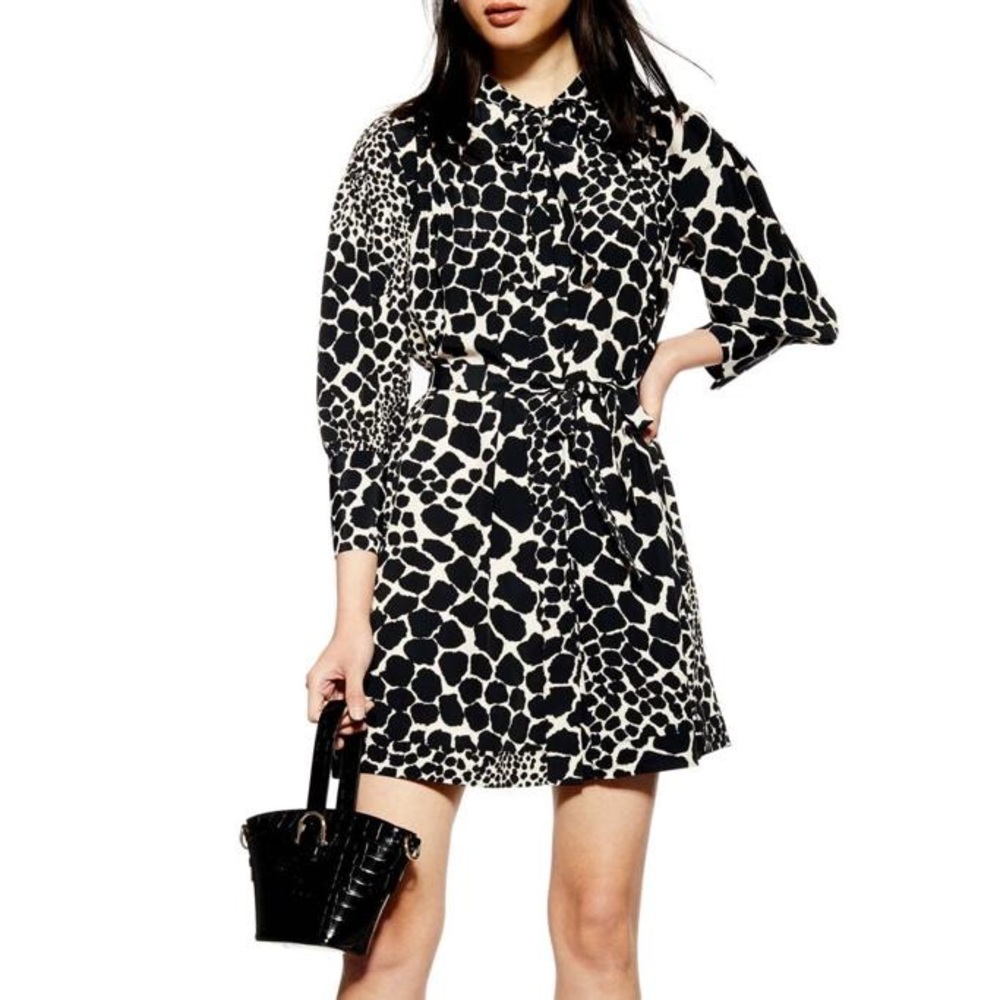 TopShop leopard dress size 12US - Picture 1 of 8